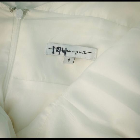 Joanna August 8 White Joplin Button Front Dress - Picture 9 of 12